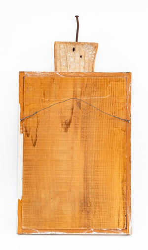 Uri Shulevitz Painted Wood Assemblage Sculpture (9855697879347)
