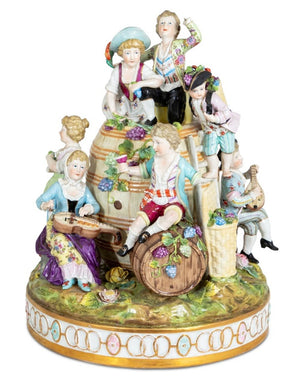 German Thieme Porcelain Figural Group (9767008174387)