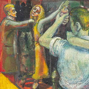 Frank Hildbridge Meyer Abstract Surrealist Oil (9816222564659)