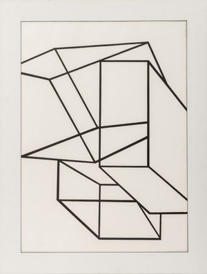 Al Held Untitled (Cubes) Lithograph, 1969 (9779029115187)