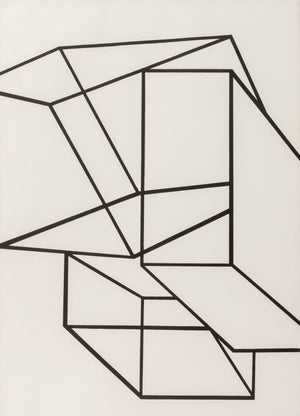 Al Held Untitled (Cubes) Lithograph, 1969 (9779029115187)