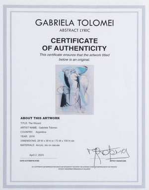 Gabriela Tolomei "El Mago" Acrylic and Ink, 2018 (9835717755187)