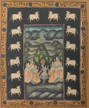 Indian Pichwai Painting, 19th C. (9846982770995)