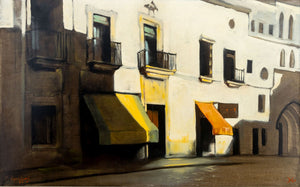 M.W. Huggins "La Blanco" Oil on Canvas (9893209178419)