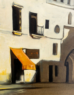 M.W. Huggins "La Blanco" Oil on Canvas (9893209178419)