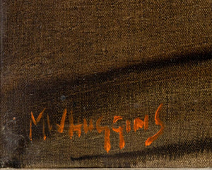 M.W. Huggins "La Blanco" Oil on Canvas (9893209178419)