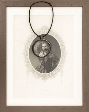 After Edward Finden "Ninetta" Found Art Object