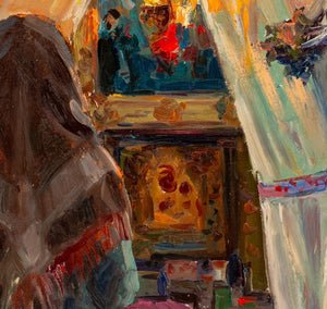 Andrei Potapenko Interior Scene Oil on Canvas (9804752290099)