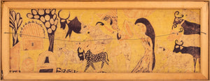 Indian Batik Art Textile Tapestry, 1965 (9846985556275)