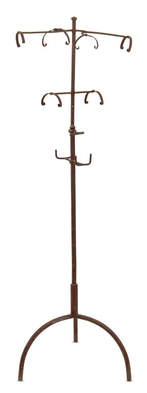 Wrought Iron Adjustable Coat Rack (9734582698291)