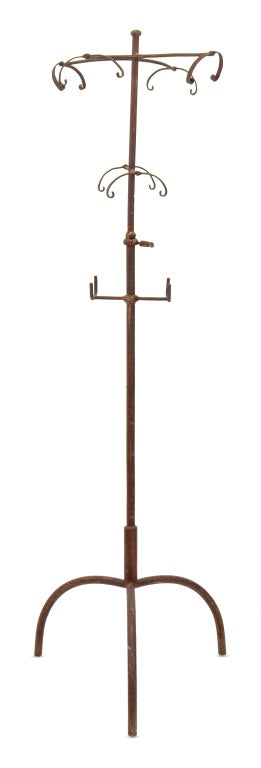Wrought Iron Adjustable Coat Rack (9734582698291)