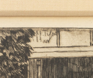 James Tissot "Reverie" Etching, 1889 (9859464102195)