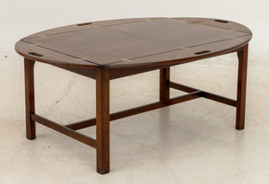 Campaign Style Mahogany Butler's Table (9842633376051)