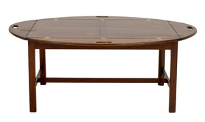 Campaign Style Mahogany Butler's Table (9842633376051)