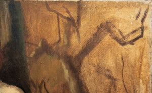 James Otis Burnley Seated Nude Oil, ca. 1940 (9767020265779)