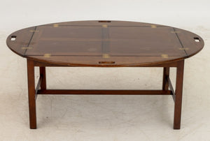 Campaign Style Mahogany Butler's Table (9842633376051)
