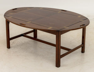 Campaign Style Mahogany Butler's Table (9842633376051)
