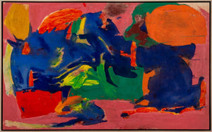 Contemporary School Abstract Mixed Media on Canvas (9738812850483)