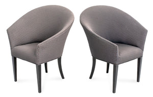 Postmodern Asymmetrical Armchairs, Pair (9738551099699)