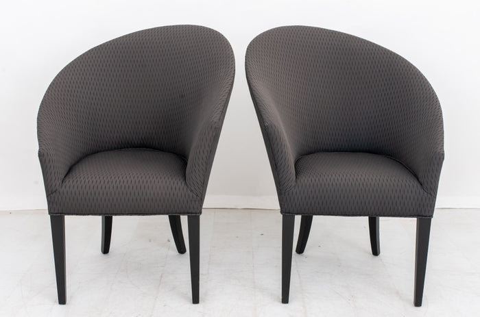 Postmodern Asymmetrical Armchairs, Pair