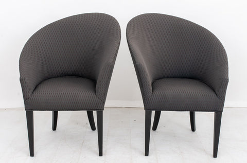 Postmodern Asymmetrical Armchairs, Pair