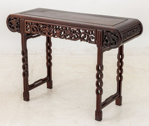 Chinese Pierced Hardwood Altar Table (9894637109555)