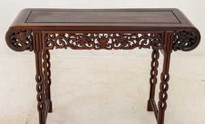 Chinese Pierced Hardwood Altar Table (9894637109555)