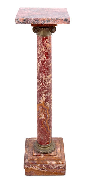 French Gilt Metal Mounted Sicilian Jasper Pedestal (9706435576115)