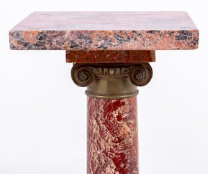 French Gilt Metal Mounted Sicilian Jasper Pedestal (9706435576115)