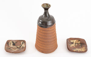 Bruno LaVerdiere Beehive Vase and Coasters, 3 (9736526168371)