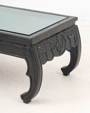 Chinese Ebonized and Painted Low Table (9894638485811)