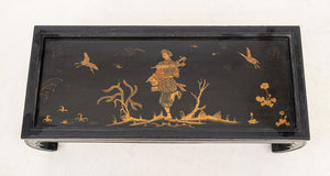 Chinese Ebonized and Painted Low Table (9894638485811)