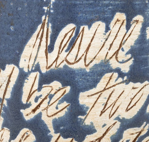 Signed "Desire these days my dear..." Pottery Vase (9784111104307)