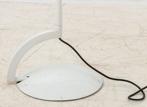 Postmodern White Enameled Metal Floor Lamp (9808364011827)