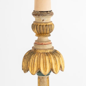 Neoclassical Style Giltwood Table Lamps, Pair (9816357208371)