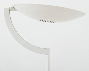 Postmodern White Enameled Metal Floor Lamp (9808364011827)