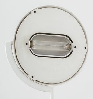 Postmodern White Enameled Metal Floor Lamp (9808364011827)