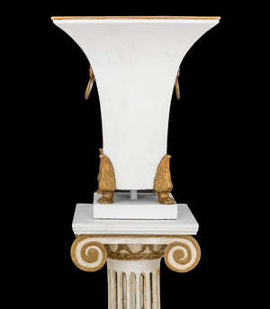Hollywood Regency Patinated Metal Torchieres, 2 (9859473998131)