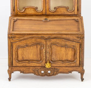 French Provincial Walnut Bureau Bookcase (9893271306547)