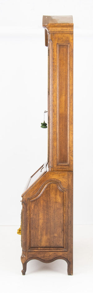 French Provincial Walnut Bureau Bookcase (9893271306547)