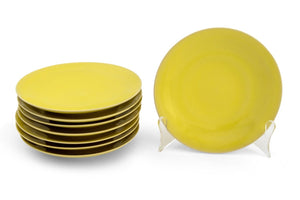 Rupert Spira Yellow Glazed Stoneware Plates, 8 (9756094628147)