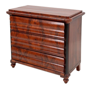Biedermeier Flame Mahogany Commode (9816384799027)