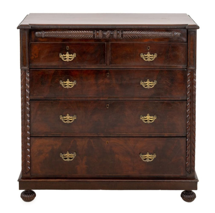 American Empire Mahogany Chest of Drawers