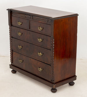 American Empire Mahogany Chest of Drawers (9816391778611)