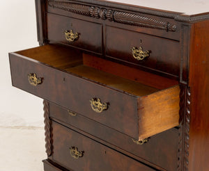 American Empire Mahogany Chest of Drawers (9816391778611)