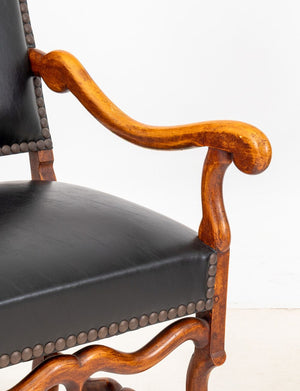 Louis XIV Style Walnut Fauteuil, Pair (9893273960755)