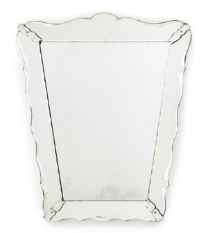 Vintage Venetian Style Framed Beveled Glass Mirror