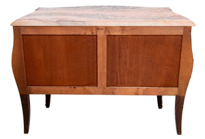 Louis XV Style Kingwood Parquetry Bombe Commode (9893313544499)