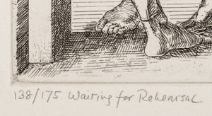 Paul Cadmus "Waiting for Rehearsal" Etching (9893315182899)