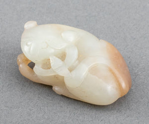 Chinese Foo Lion & Dragonfly Jade Carving (9752076321075)